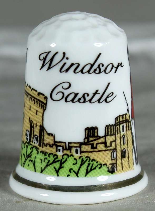 Bone China thimble - Windsor castle - Lambert