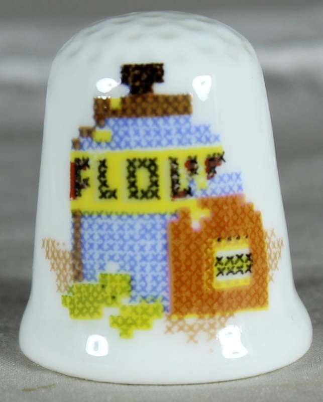 Bone China thimble - Flour - Peter Gosling