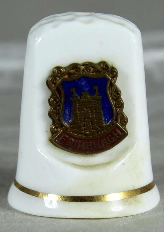 Bone China thimble - Edinburgh