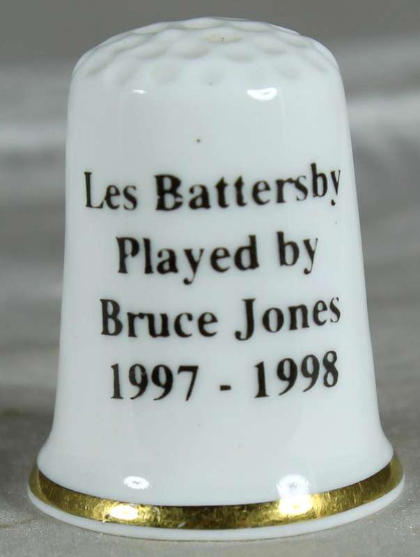 Bone China thimble - Les Battersby - Bronte China