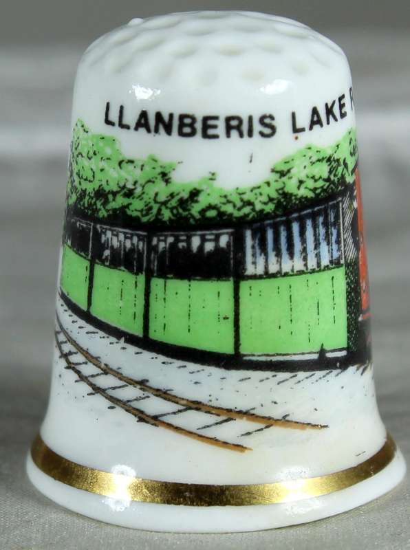 Bone China thimble - Llanberis lake railway - Birchcroft