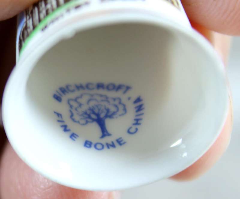 Bone China thimble - Whitby Abbey - Birchcroft