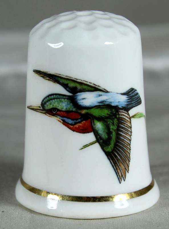 Bone China thimble - swallow - Charlotte