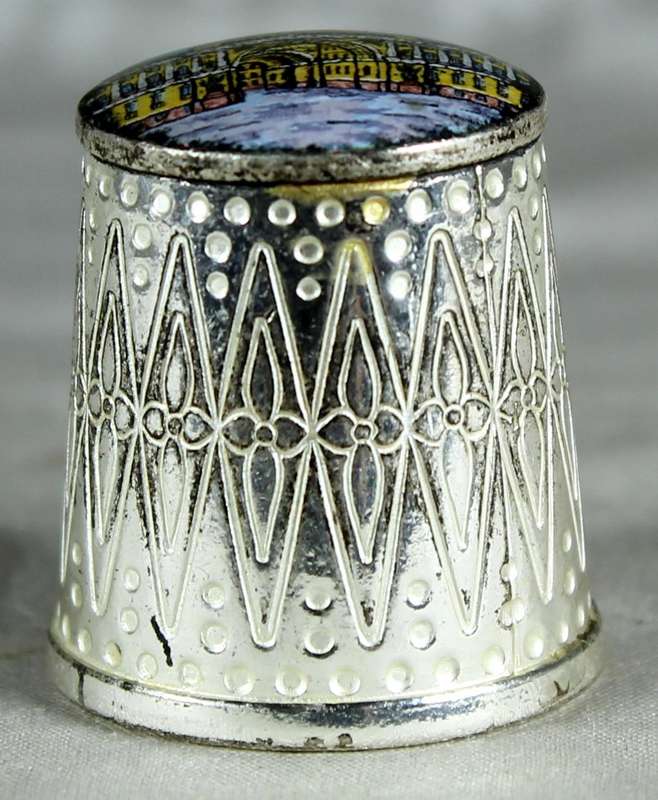 Silver plated thimble - West Germany - The Admiralty Leningrad