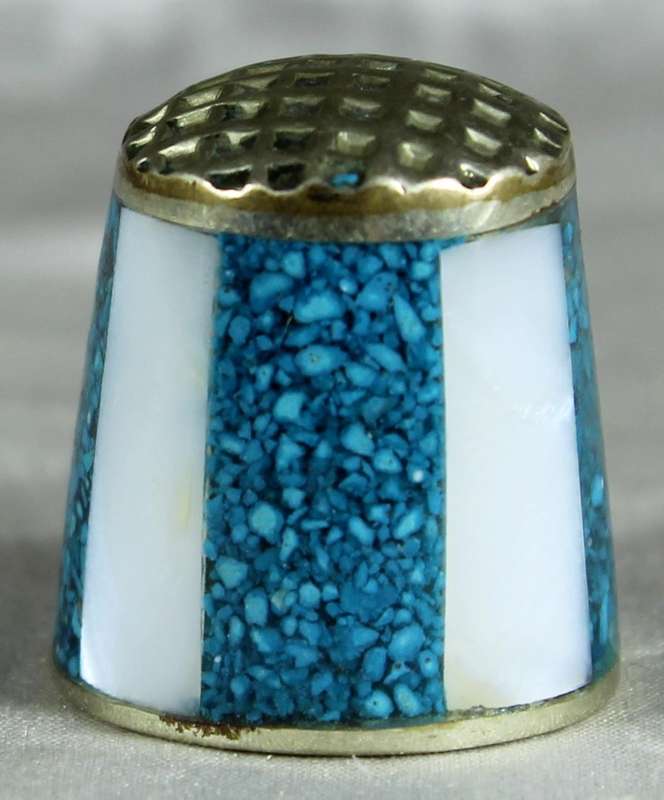 Abalone shell thimble