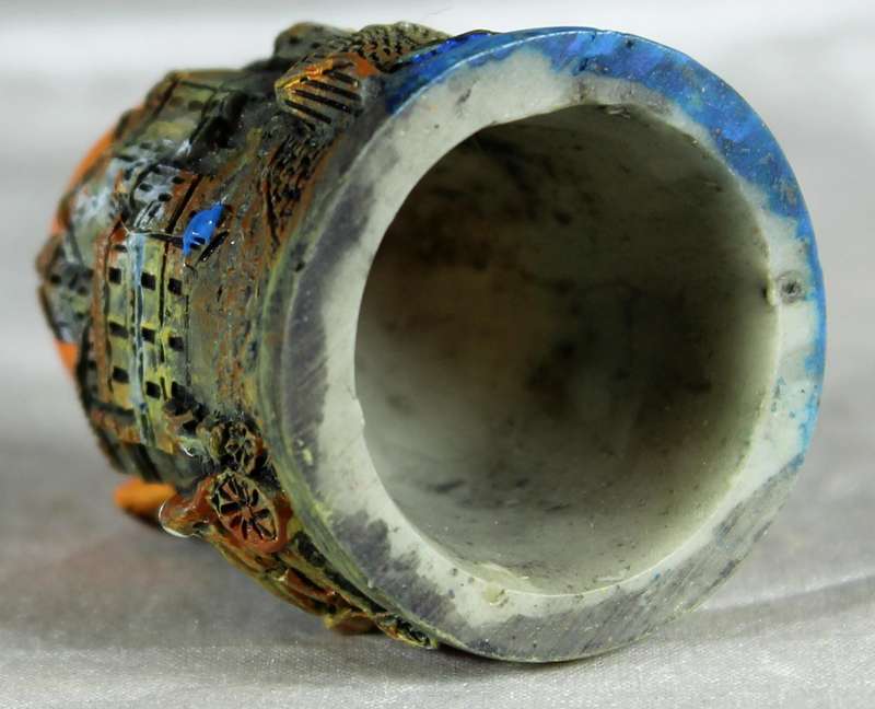 Corfu embossed 3d thimble