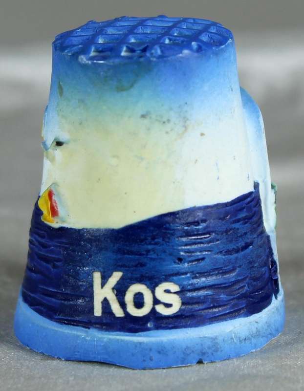 Kos embossed 3d thimble