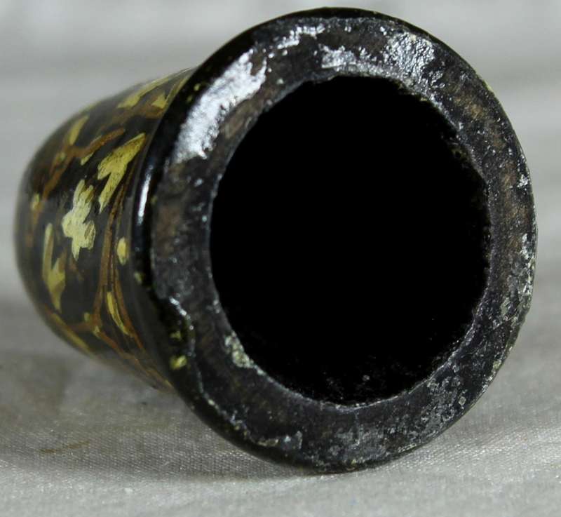 Wooden thimble - Hand painted