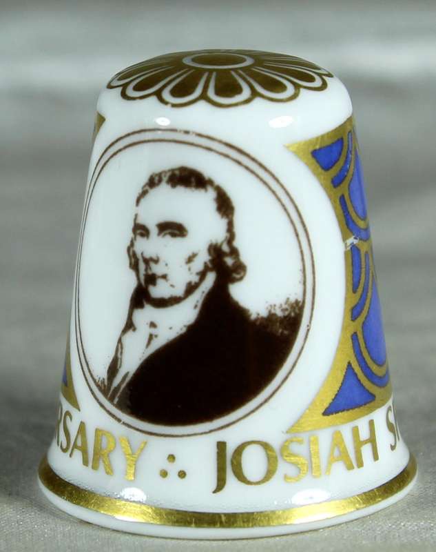 Bone China thimble - 250th Anniversary Josiah Spode - Spode