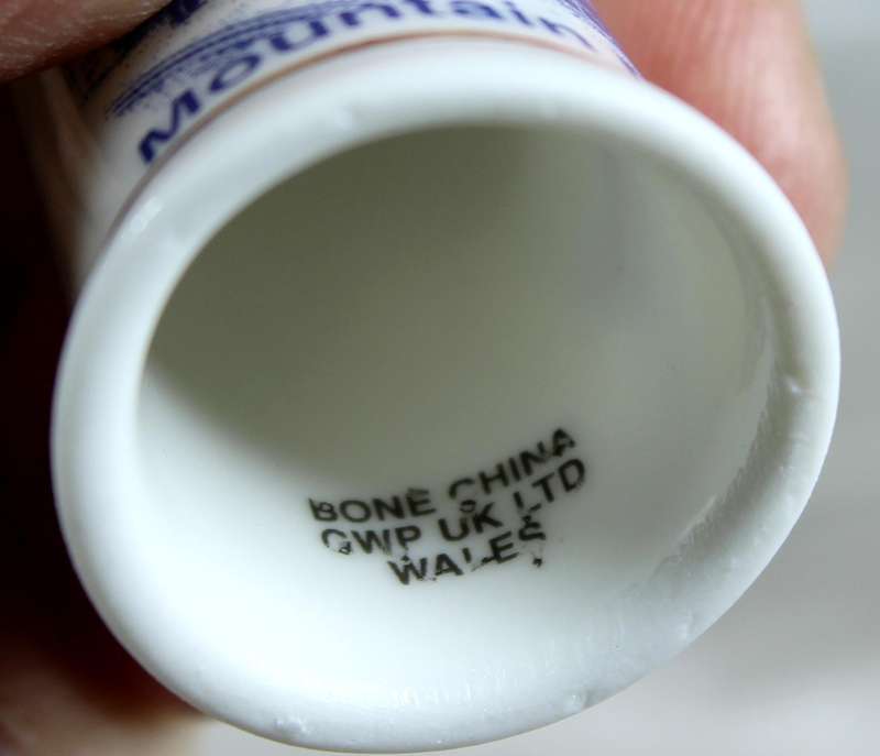 Bone China thimble - Snowdon mountain railway - GWP UK