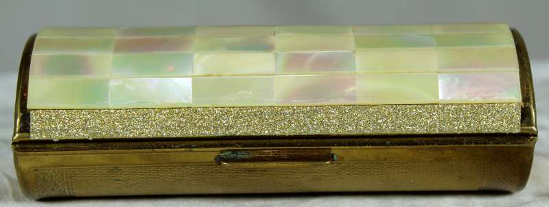 Mother of pearl lipstick holder