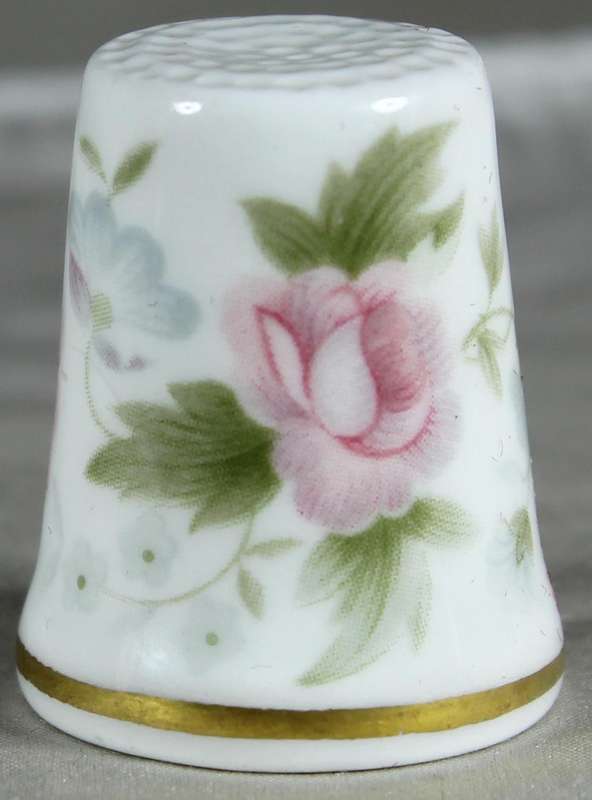 Bone China thimble - Spring bouquet - Minton