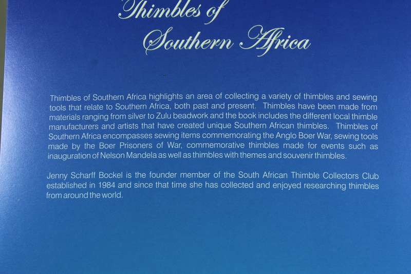 Thimbles of Southern Africa reference book by Jenny Scharff Bockel