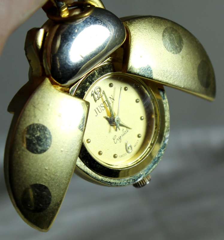 Justin Pendant - watch in beetle shape