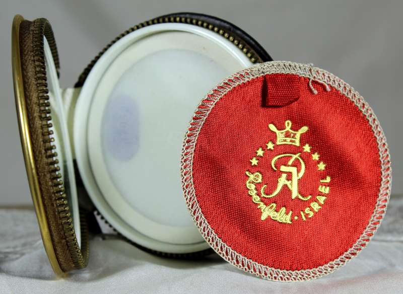 Rosenfeld - Israel compact - Embroided leather - Zipper case