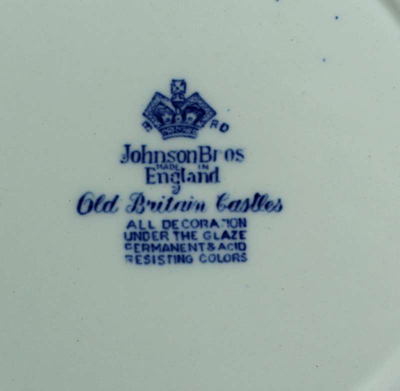 Johnson Bros - old Britain castles - Birmingham hall 1794 - soup bowl