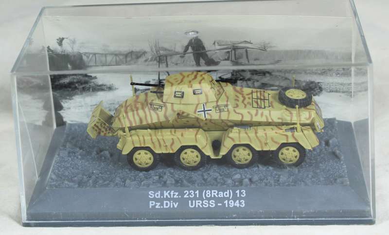 Diecast tank - SD KFZ 231 (8RAD) 13 URSS
