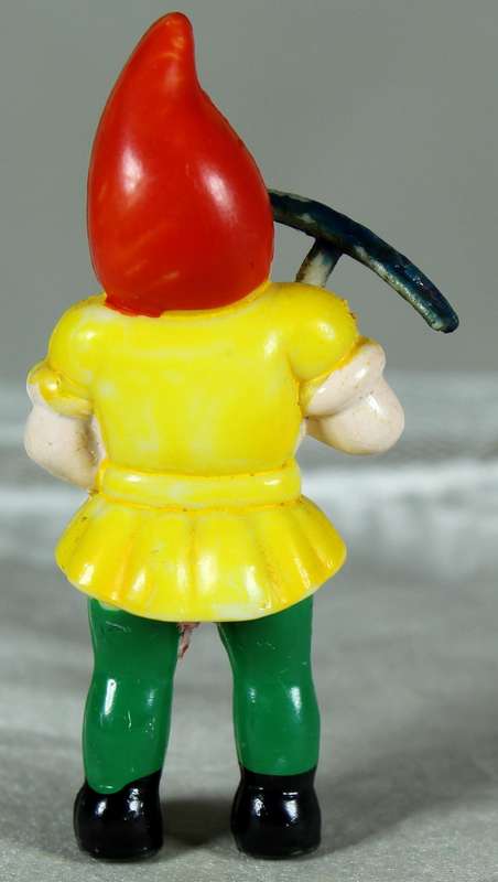 Miniature plastic gnome