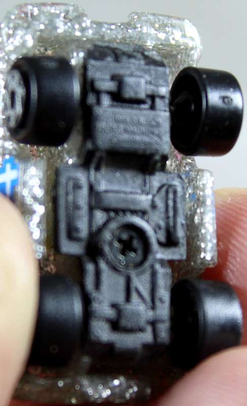 Micro Machines - Galoob - Chev Corvette - Silver super sparklers series
