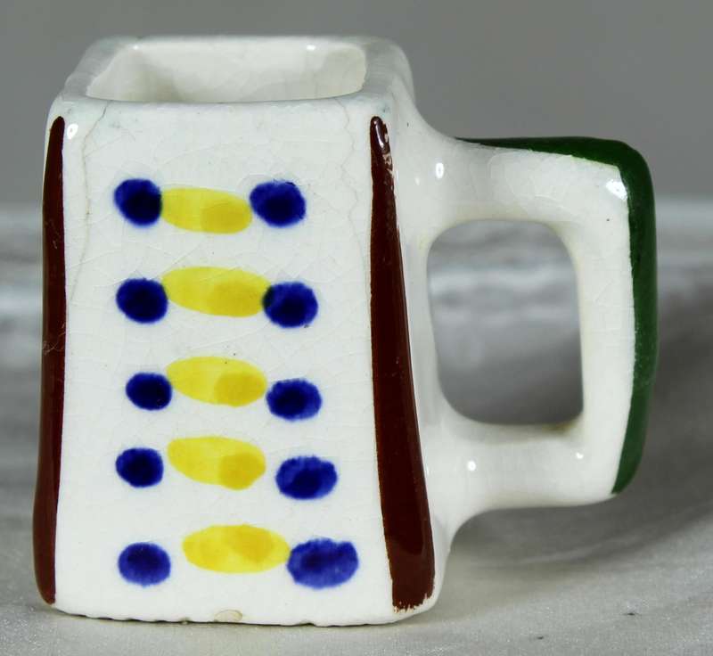 Miniature painted jug