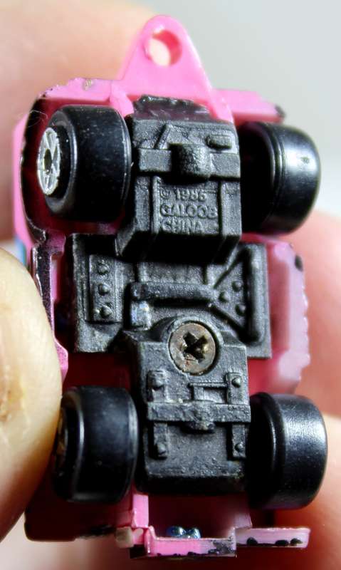 Micro Machines - Galoob - Jeep - Version 1 - Pink/Teal