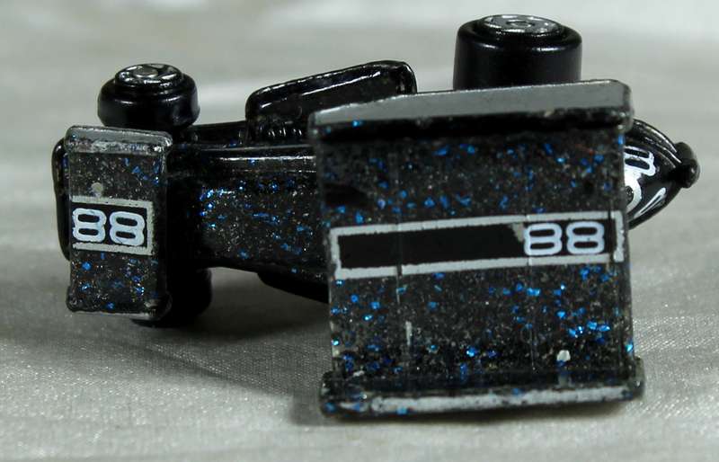 Micro Machines - Galoob - Vintage Sprint car - Black and Silver