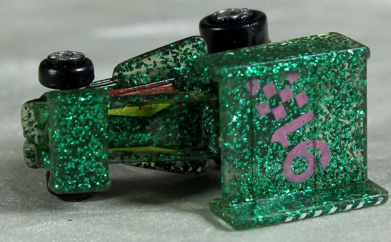 Micro Machines - Galoob - Vintage Sprint car - Green Sparkles