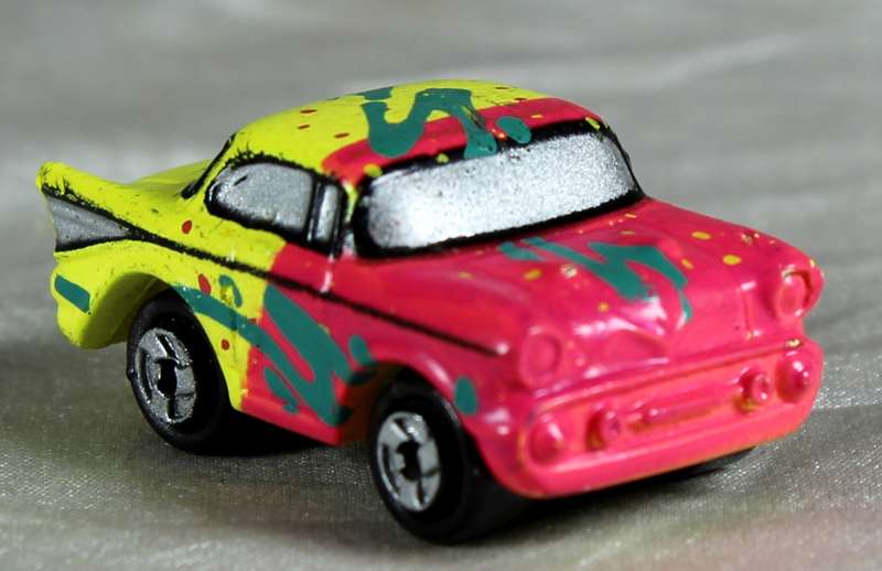 Micro Machines - Galoob - Chev Bel Air - Neon beach