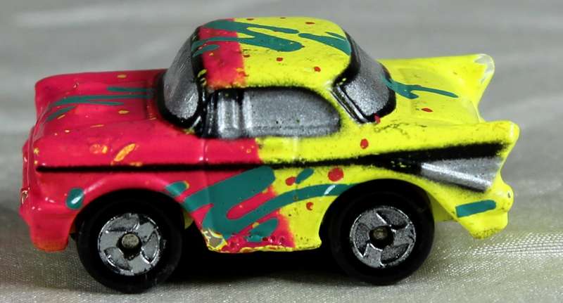 Micro Machines - Galoob - Chev Bel Air - Neon beach
