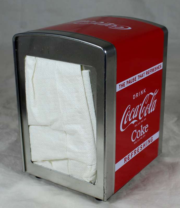 Coca-Cola serviette dispenser