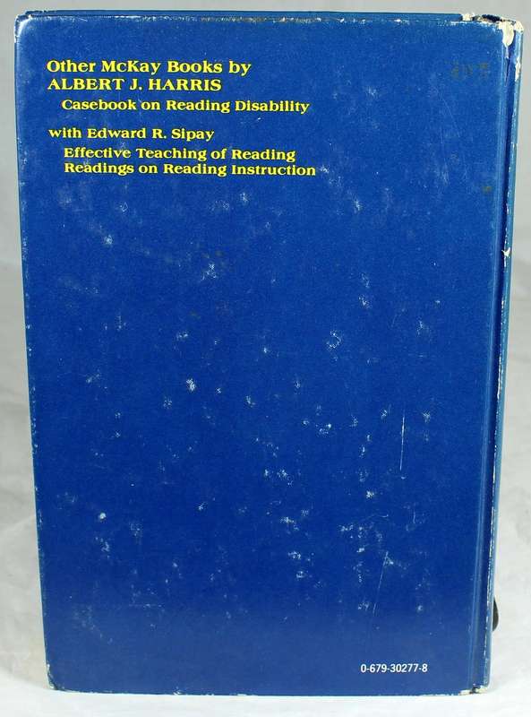 How to increase your reading ability - A Harris & ER Sipay