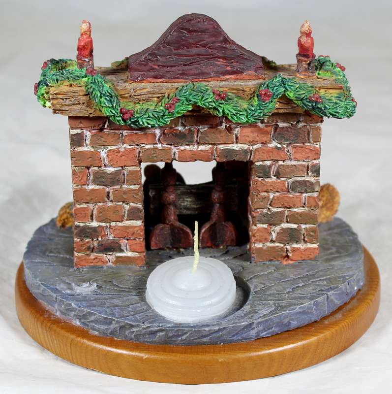 Russ - Bears from the past - Sleeping in front of fireplace with candle