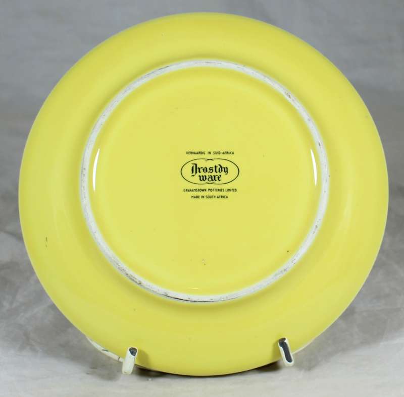 Drostdy Ware - Display plate - Hand painted - Herder with ram