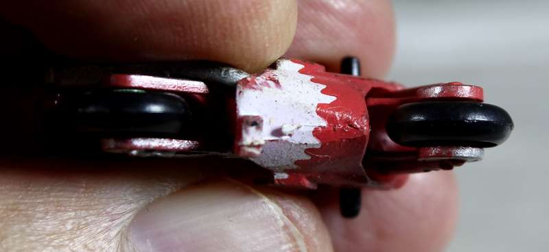 Micro bike with custom paint