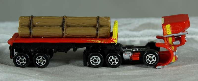 Micro Machines - Semi flatbed logging truck