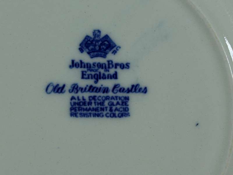 Johnson Bros - old Britain castles - breakfast plate