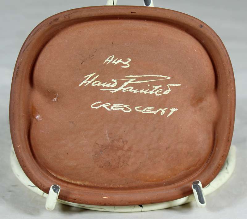 Crescent Ware - Ashtray - Seated figure