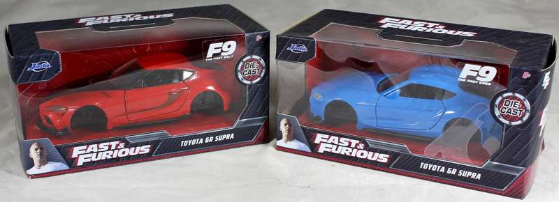 Fast & Furious - Jada - F9 - Toyota GR Supra - Pair of parts cars