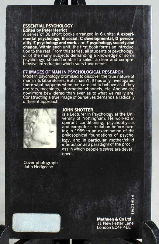 Images of man in psychological research - J Shotter