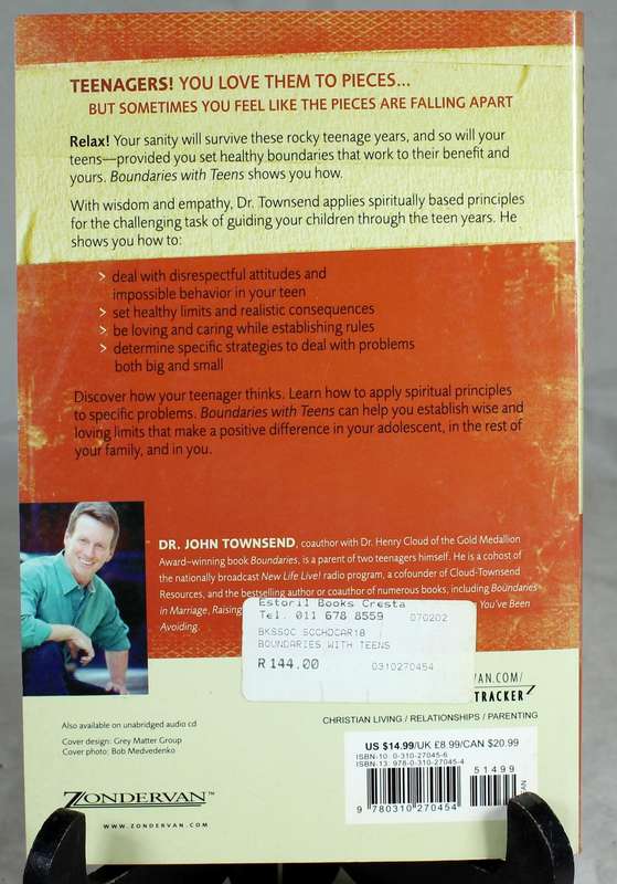 Boundaries with teens - Dr J Townsend