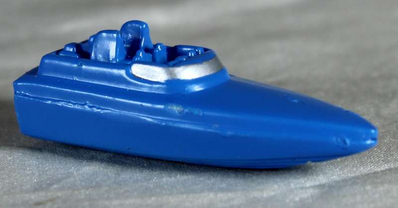 Micro Machines - Galoob - Blue Speedboat (1987)