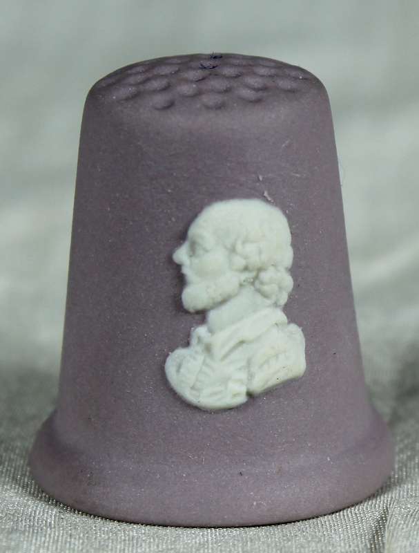 Wedgewood - Lilac - Jasperware thimble - Shakespeare