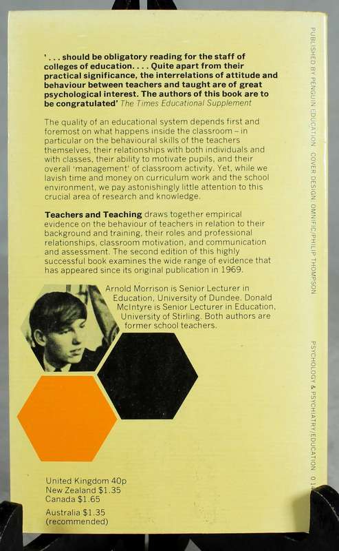 Teachers and teaching - A Morrison