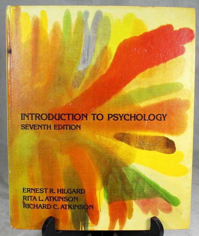 Introduction to psychology - ER Hilgard
