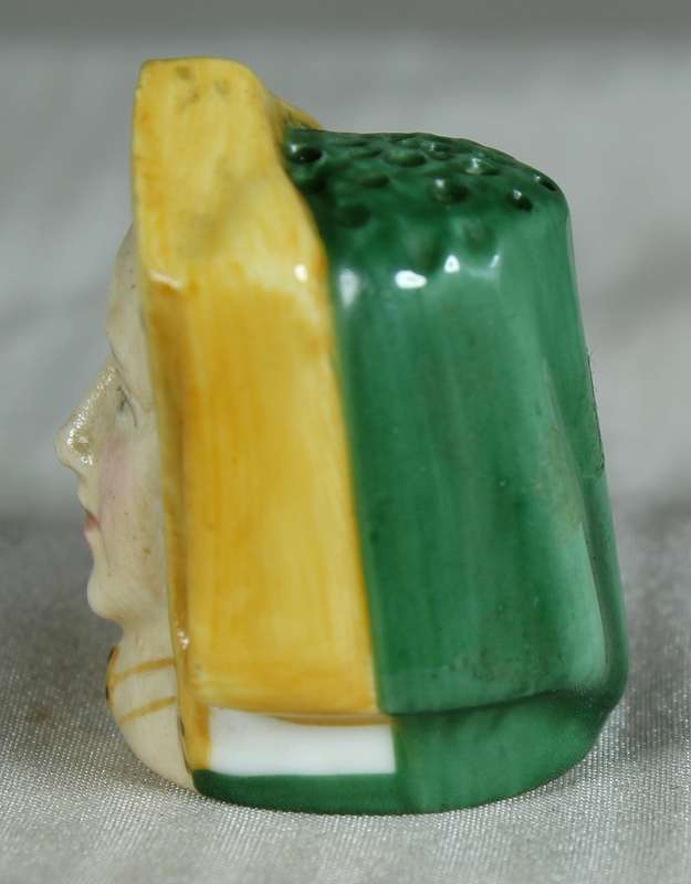 Staffordshire thimble - Catherine of Aragon