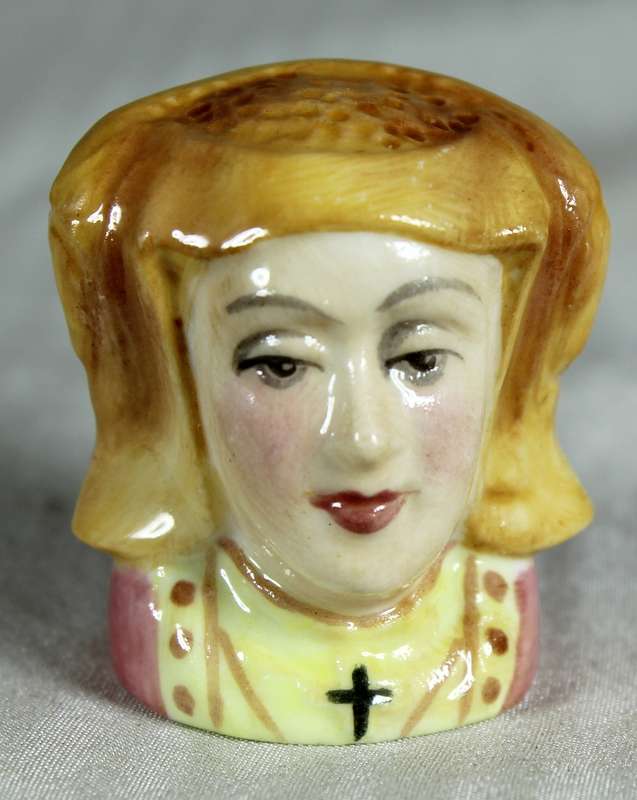 Staffordshire thimble - Anne of Cleves