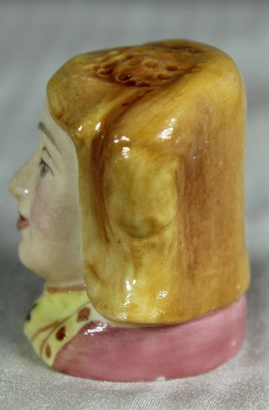 Staffordshire thimble - Anne of Cleves
