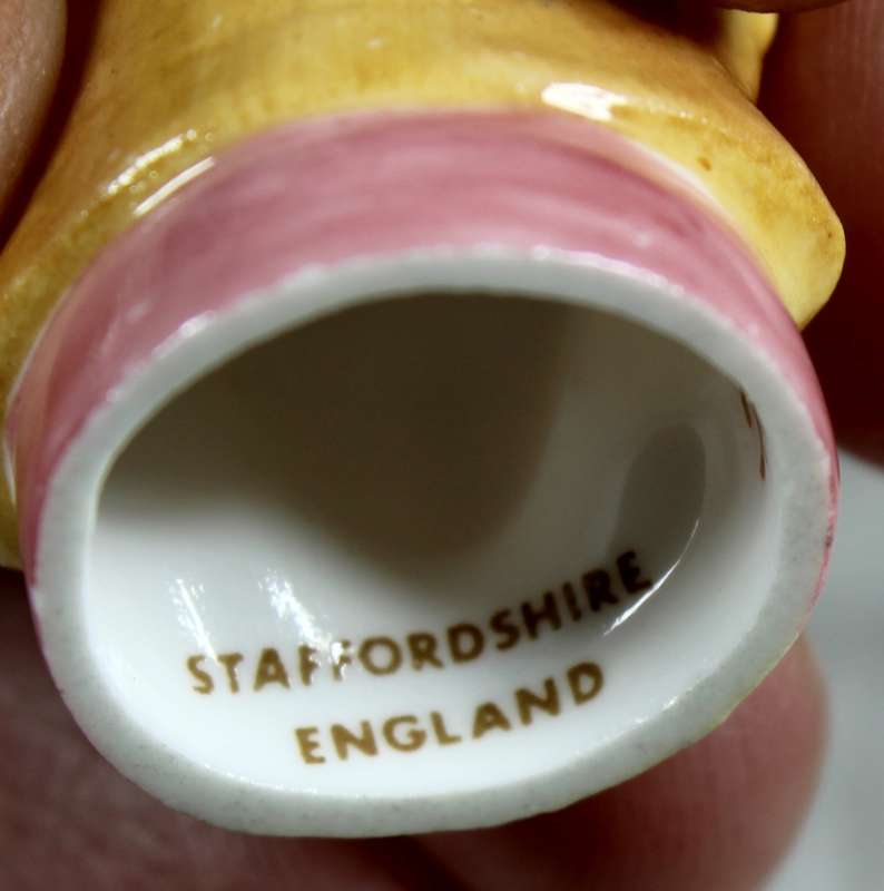 Staffordshire thimble - Anne of Cleves