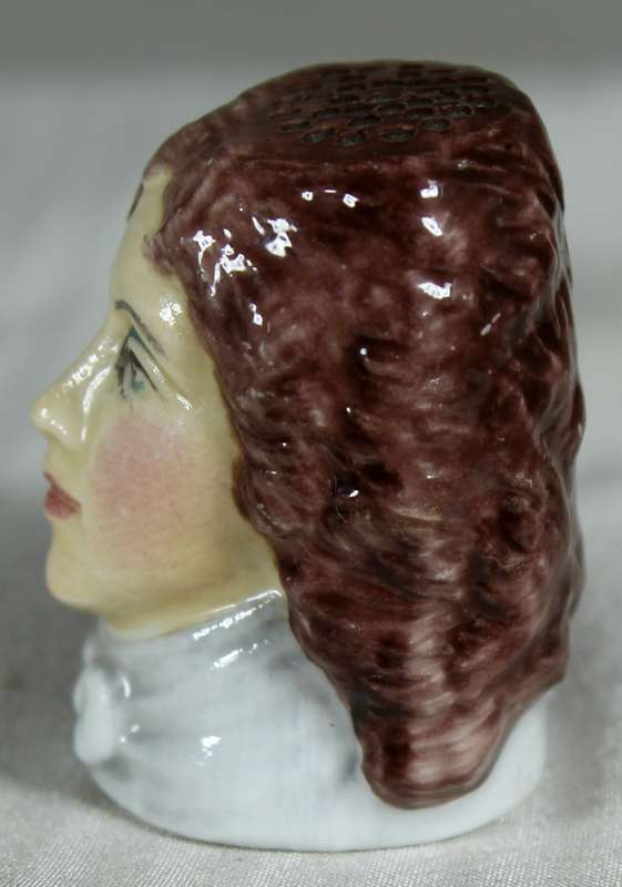 Staffordshire thimble - Lady Hamilton