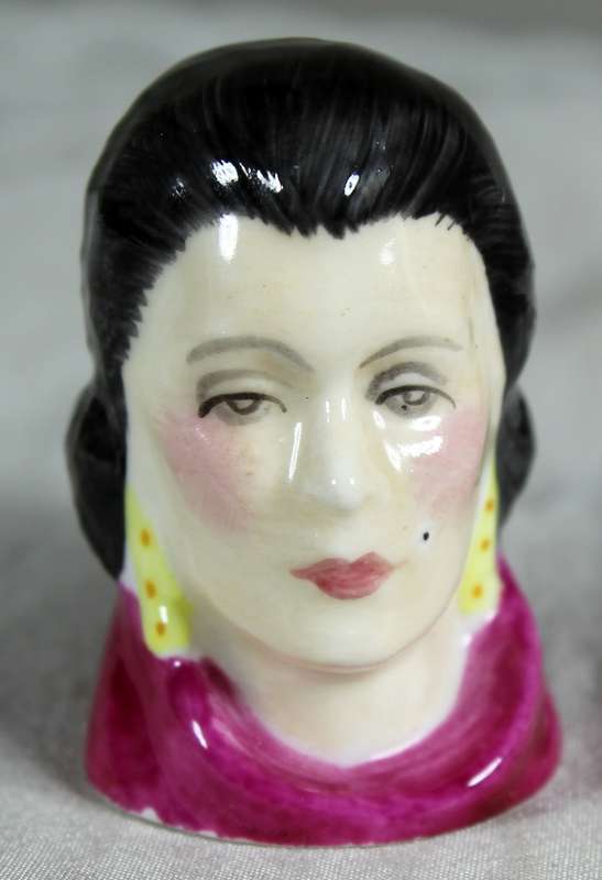 Staffordshire thimble - Lady MacBeth